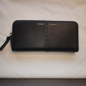 NWOT Authentic and RARE Black Frame Les Second Leather Wallet